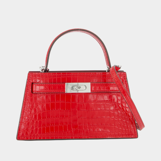 Petite Lee Radziwill Purse - Tory Burch - Leather - Red