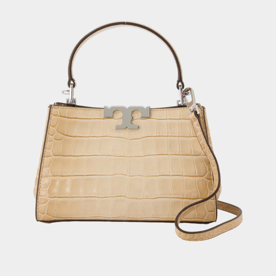 Eleanor Mini Satchel Purse - Tory Burch - Leather - Beige