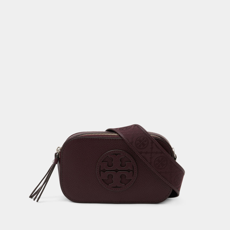 Miller Mini Crossbody - Tory Burch - Leather - Burgundy