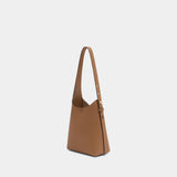 Romy Small Hobo Shoulder Bag - Tory Burch - Leather - Brown