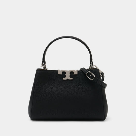 Eleanor Mini Satchel Purse - Tory Burch - Leather - Black