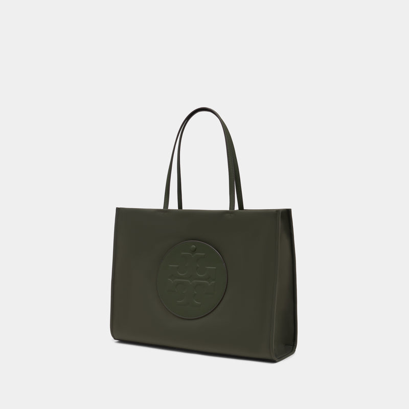 Ella Tote Shopper Bag - Tory Burch - Nylon - Green
