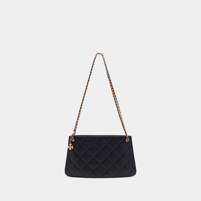 Fleming Shoulder Bag - Tory Burch - Leather - Black