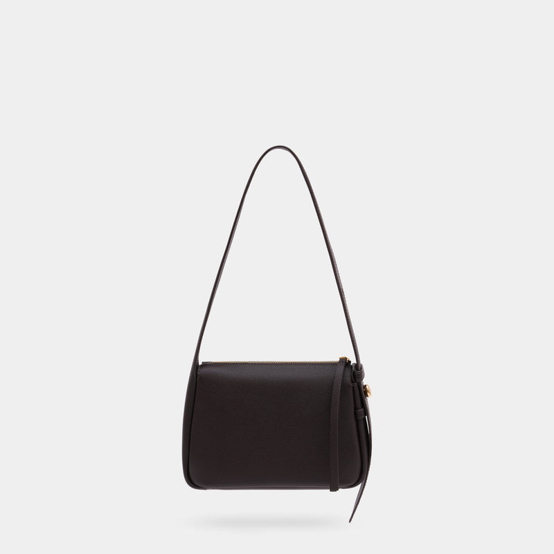 Romy Small Shoulder Bag - Tory Burch - Leather - Brown