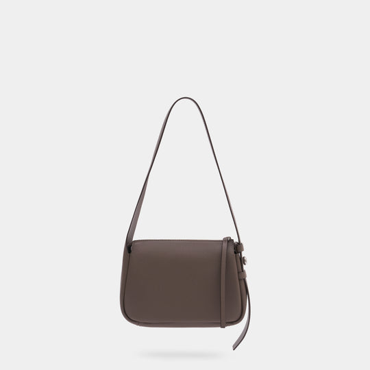 Romy Small Shoulder Bag - Tory Burch - Leather - Taupe