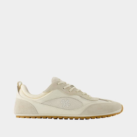 Field Sneakers - Tory Burch - Leather - Beige