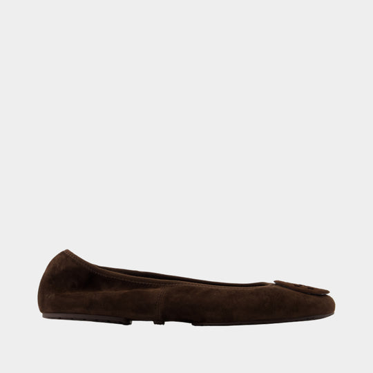 Reva Travel ballerinas - Tory Burch - Leather - Brown