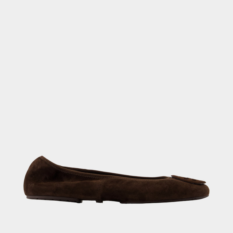 Reva Travel ballerinas - Tory Burch - Leather - Brown