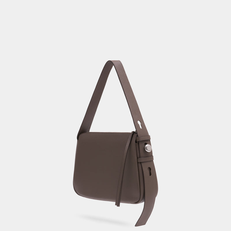 Romy Shoulder Bag - Tory Burch - Leather - Brown