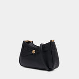 Romy Zip Top Crossbody - Tory Burch - Leather - Black