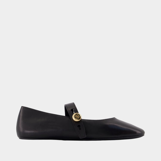 Romy Mary Janes - Tory Burch - Leather - Black