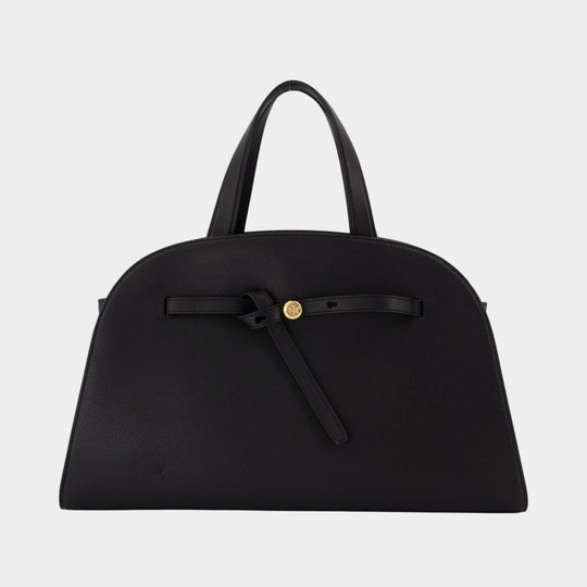 Romy Bauletto Purse - Tory Burch - Leather - Black