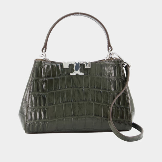 Eleanor Mini Satchel Purse - Tory Burch - Leather - Green