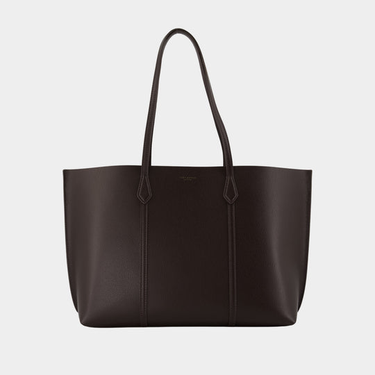Perry Shopper Bag - Tory Burch - Leather - Brown