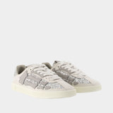 Glitter Pacific Bones Sneakers - Amiri - Leather - Silver