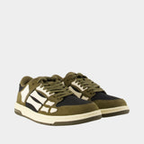 Skel Top Low trainers – Amiri – Leather – Khaki