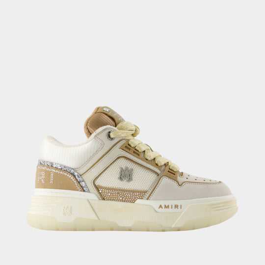 Crystal Ma-1 Sneakers - Amiri - Leather - Brown
