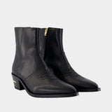 MA Pointy ankle boots – Amiri – Leather – Black