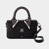 Micro Long Ma Purse - Amiri - Leather - Black