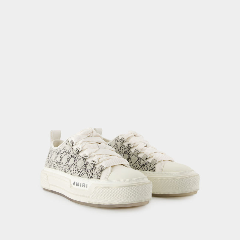 Ma Quad Court Low Sneakers - Amiri - Leather - Grey