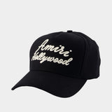 Hollywood Canvas Cap - Amiri - Cotton - Black