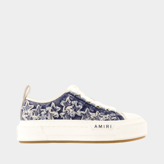 Court Low Sneakers - Amiri - Cotton - Blue