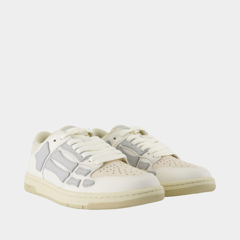 Skel Top Low Sneakers - Amiri - Leather - Grey
