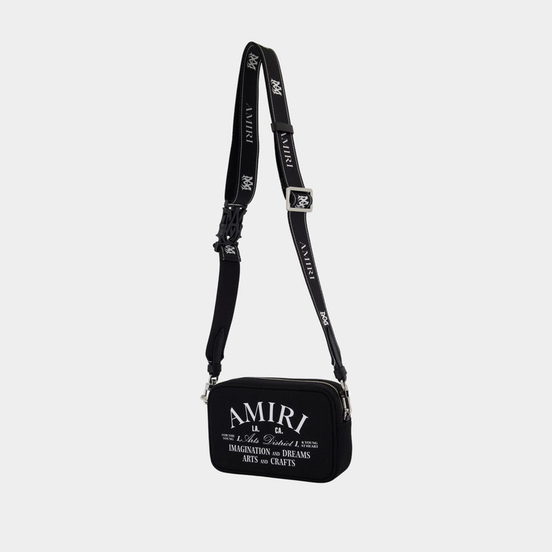 Arts District Camera Crossbody - Amiri - Cotton - Black