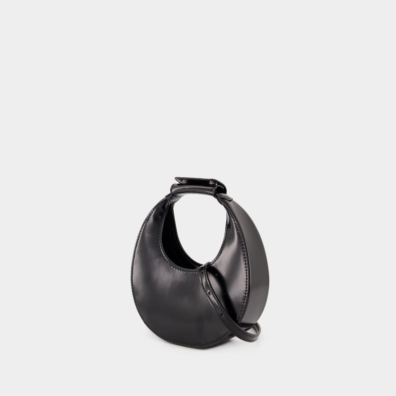 Good Night Moon Bag - Staud - Leather - Black