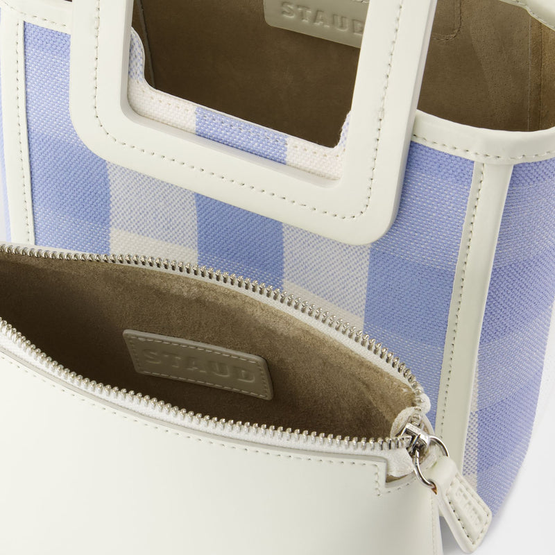 Mini Shirley Bag - Staud - Leather - Blue