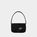 Tommy Beaded Shoulder Bag - Staud - Synthetic - Black