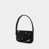 Tommy Beaded Shoulder Bag - Staud - Synthetic - Black