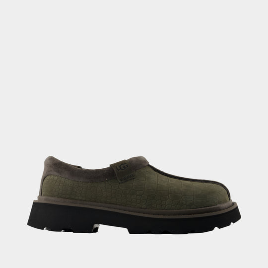 Tasman Lug Embossed Loafers - UGG - Leather - Brown