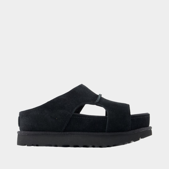 Goldenstar Hi Cutout Sandals - UGG - Leather - Black