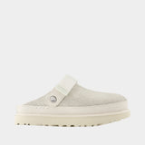 Goldenstar Crackle Slides - UGG - Leather - White