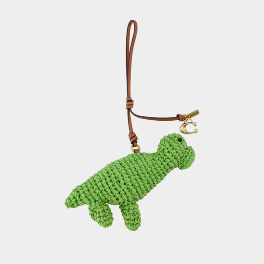 Charm Straw Dino - Coach - Acrylic - Green