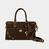 Rhyder Satchel 24 Purse - Coach - Leather - Brown
