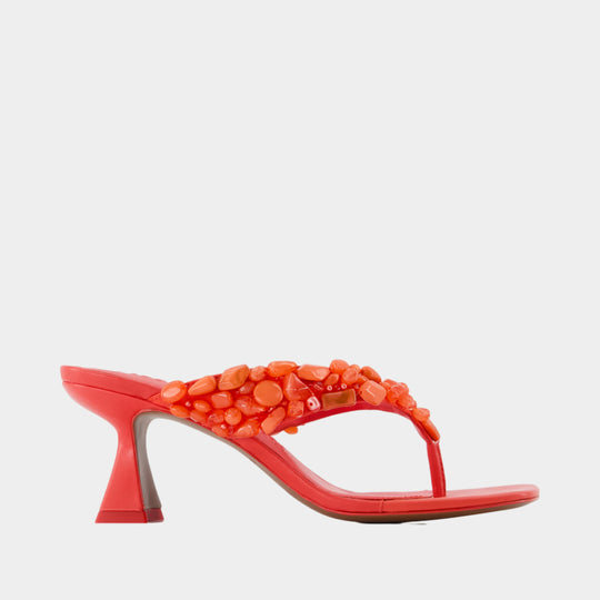Abi Pumps - Cult Gaia - Leather - Red
