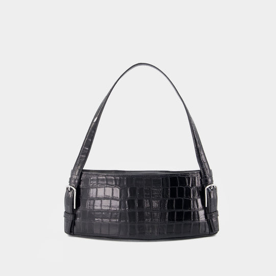 Croco Shoulder Bag - Coperni - Leather - Black