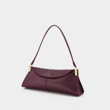 64 83 Small Shoulder Bag - Balmain - Leather - Burgundy