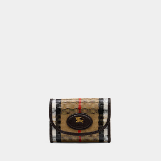 Ls Highlands Wallet - Burberry - Cotton - Multicolor