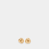 Small Knot Earrings - SELF PORTRAIT - Metal - Gold