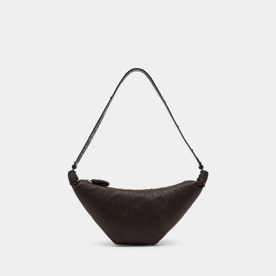 Western Studs Medium Croissant Bag - Lemaire - Leather - Brown