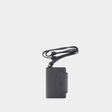 Mimi Notebook Charm - AMI Paris - Leather - Black