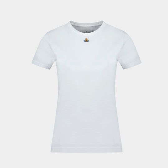 Orb Peru' T-Shirt - Vivienne Westwood - Cotton - White
