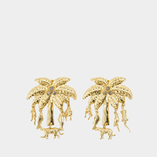 Les Boucles Palmier - Jacquemus - Metal - Gold