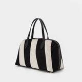 Medium Pony Hair Day Shopper Bag - TOTEME - Leather - White