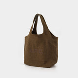 Ninon Shopper Bag - A.P.C. - Wool - Brown