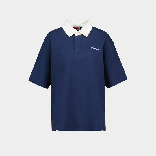 Gots Varsity Relax Polo - Kenzo - Cotton - Blue