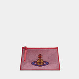 Small  Clutch - Vivienne Westwood - Leather - Pink